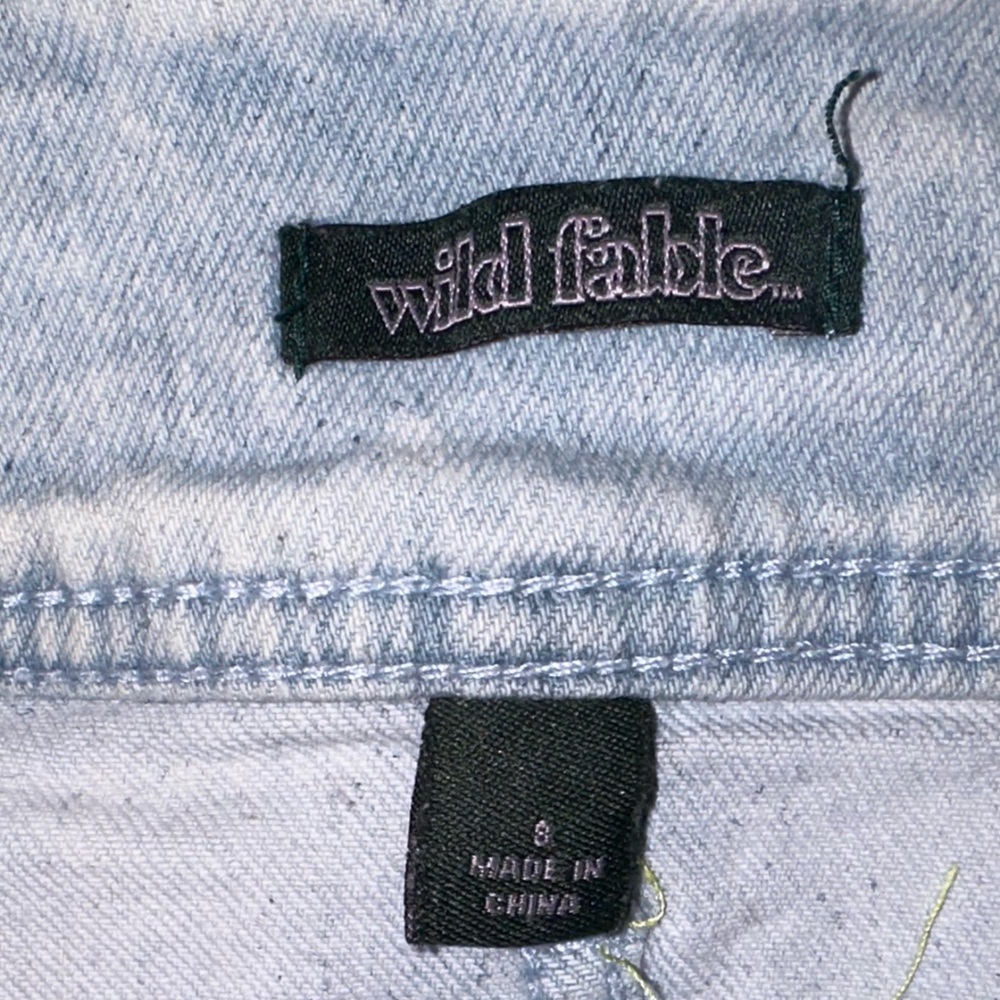 Wild Fable Light Blue Denim‎ Skirt - Picture 2 of 7
